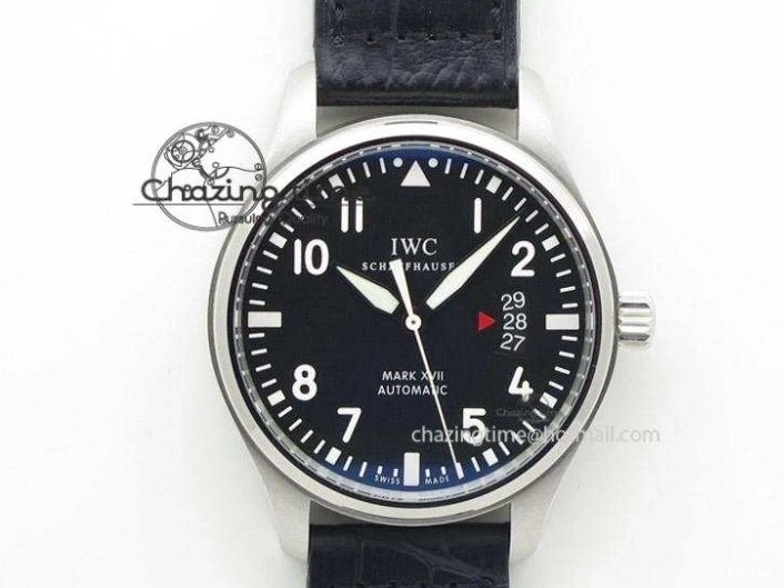 MIROTIME 0326 Mark XVII IW326504 MKS 1:1 Best Edition Black Dial On SS Bracelet MIYOTA 9015 V Durable 7210